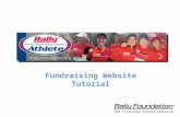 Rally nw team fundraising page set up