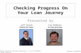 Checking Progress On Your Lean Journey