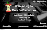 Online writing and the common core