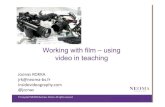 Working with film - Using video in teaching