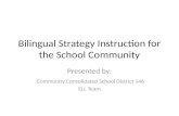 Bilingual Strategy Instruction for the School Community