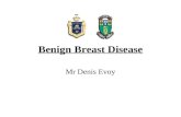 Fwd: Benign Breast Disease Mr. Evoy