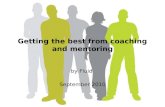 Coaching and Mentoring September 2010