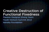Ashoka youth venture summit   creative destruction of functional fixedness