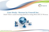 Video Conferencing Platform Using Web RTC - Case Study