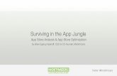 Surviving in the app jungle - App Store Optimization (ASO)
