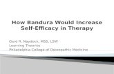 How bandura would increase self efficacy