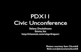 Pdx11 civic unconference