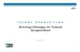 Driving Change in Talent Acquisition