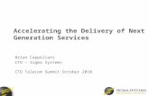 Accelerating the Delivery of Next Generation Services-CTO Telecom Summit 2010