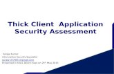 Thick client  application security assessment