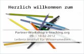 Partner-Workshop e-teaching.org: e-teaching.org in der E-Learning-Beratung & Weiterbildung