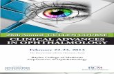 28th Annual Cullen Course: Clinical Advances in Ophthalmology for Practicing Ophthalmologists