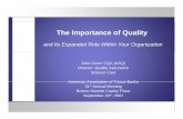 Importance of Quality
