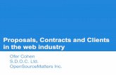 Proposals, contracts and clients for web developers - Ofer Cohen