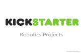 Kickstarter robotics projects