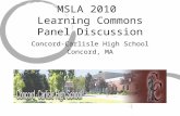 MSLA Learning Commons 2010 - Robin Cicchetti