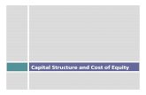 Capital structure and cost of equity pdf