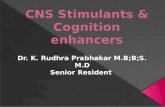 Cns stimulants & cognition enhancers