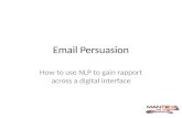 NLP@Work Conference: email persuasion