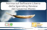 Norma sul Software Libero della Spending Review del Governo Monti - GNU/Linux Day 2012