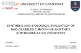 Synthesis and biological evaluation of radiolabeled curcumins and their ruthenium-arene complexes