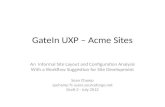 GateIn UXP - Acme Sites (Draft 2)