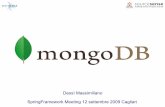 MongoDB SpringFramework Meeting september 2009