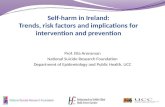 Self-Harm in Ireland: Trends, risk factors and implications for intervention and prevention