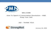 PMN Webinar: How To Spark A Conversation Revolution -- AND Keep Your Job!