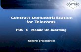 eContracting for POS & Mobile On-boarding for Telecoms