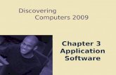 Chapter 3 Application Software CIS 110