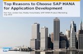 Top Reasons to Choose SAP HANA for Application Development