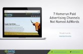 7 Homerun Paid Advertising Channels Not Named Adwords