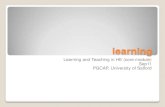 PGCAP: learning and learning theories (CORE Sep11)