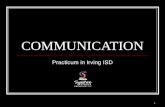 DCP Communication Irving ISD