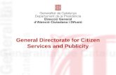 General Directorate for Citizen Services and Publicity