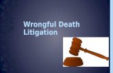 Wrongful death litigation