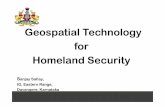 Geospatial Technology for Homeland Security