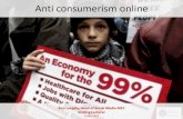 Anti-consumerism Online