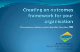 Creating an outcomes framework for your organisation