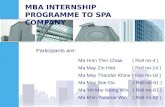 Thanlyan Star City (MBA internship programme)