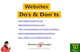 Website   do's don'ts