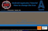 Android application (how to change the icon )tutorial #2