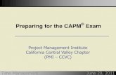 Capm ccvc capm time   4th edition pmbok review