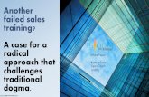 Failed Sales Training? Here's your answer.