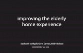 designing for the elderly:  Final presentation