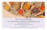 Secret recipe for employee engagement 2014