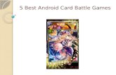 5 Best Android card battle games