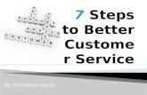 7 steps to better customer service